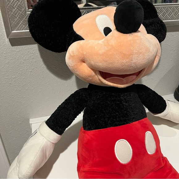 Jumbo Disney Mickey Mouse Plush Doll Stuffed Toy 32 Inches Tall Soft VINTAGE! - Picture 4 of 9